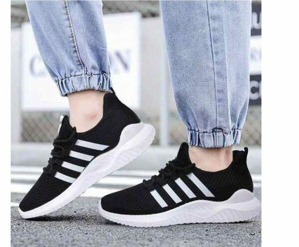 Baskets légères noire unisexe