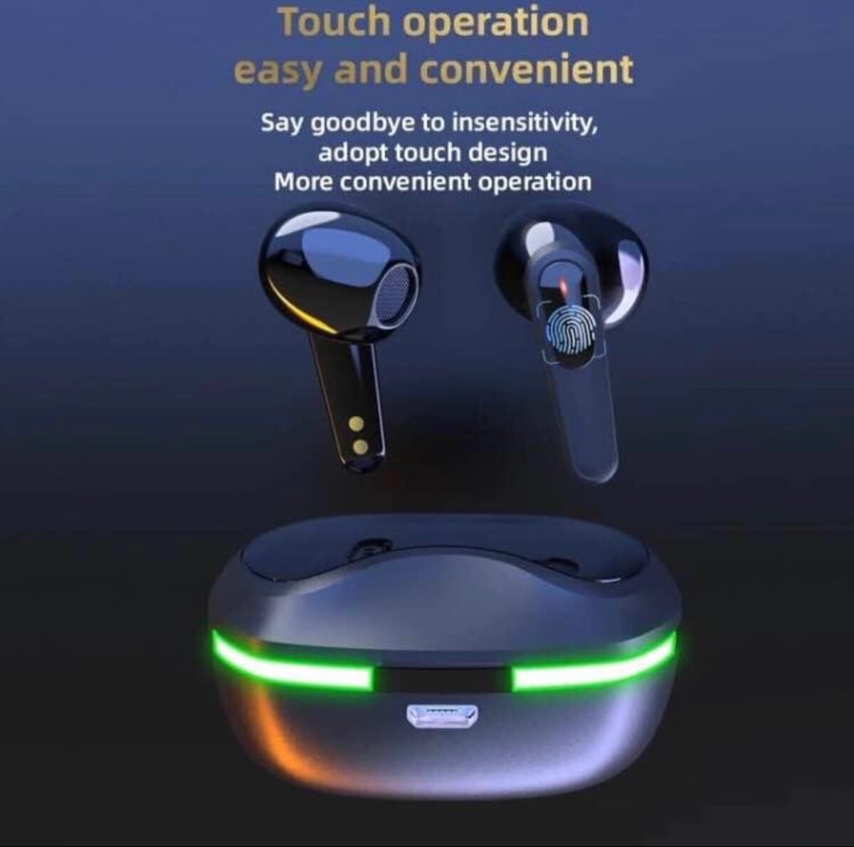 Bluetooth EarPod Pro 60 Black Luminous