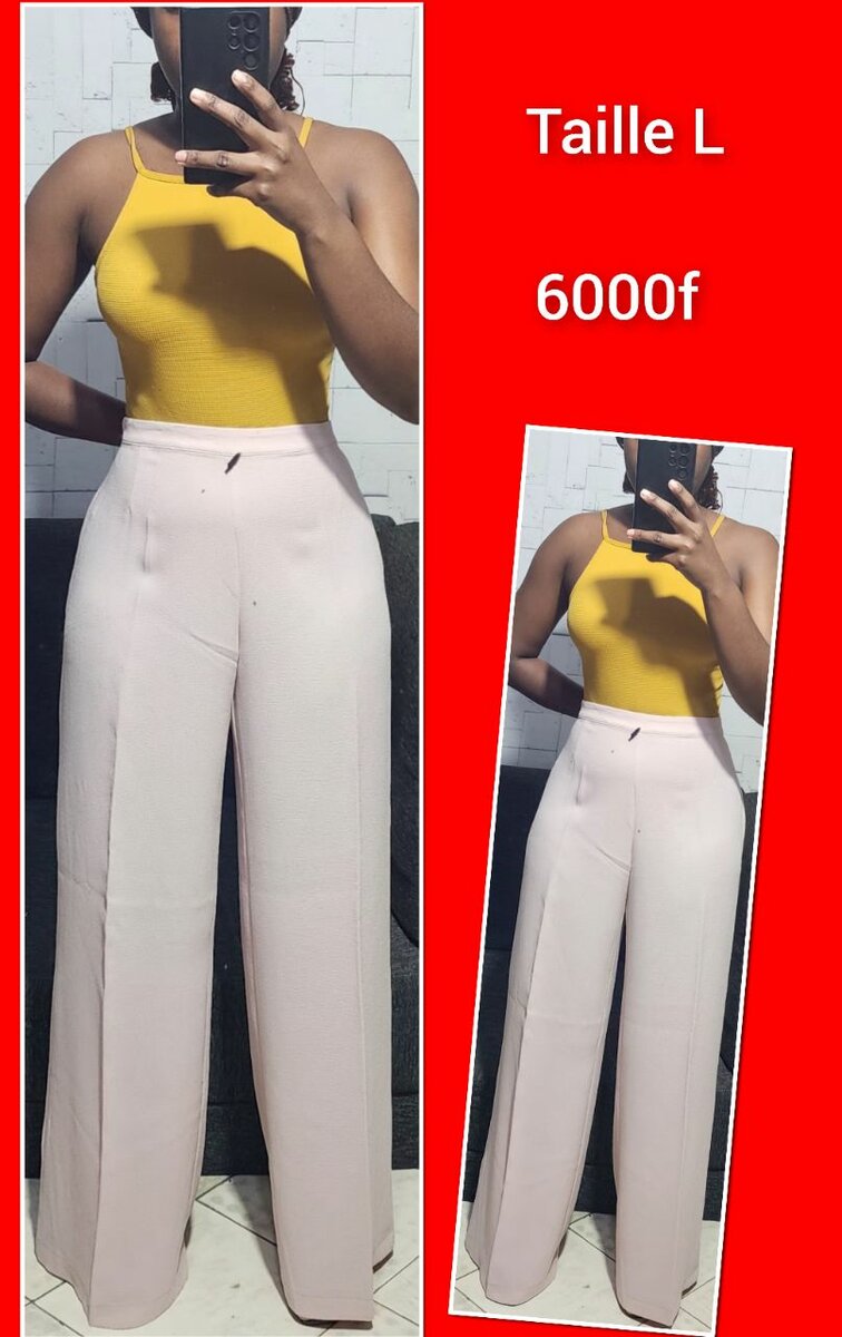 Pantalons Taille Haute Élégants