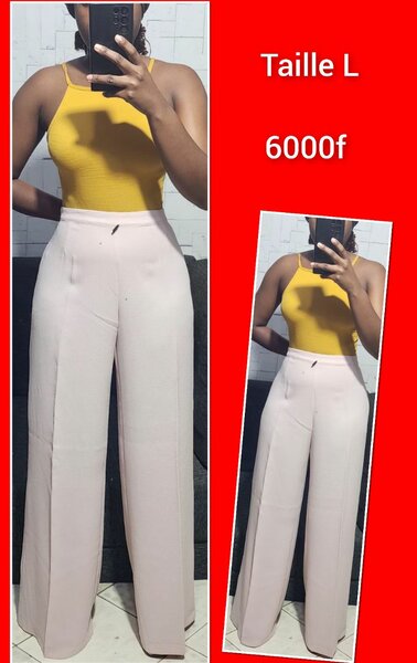 Pantalons Taille Haute Élégants