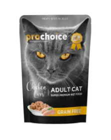 Prochoice Grain Free Cat Jelly – Chicken & Liver