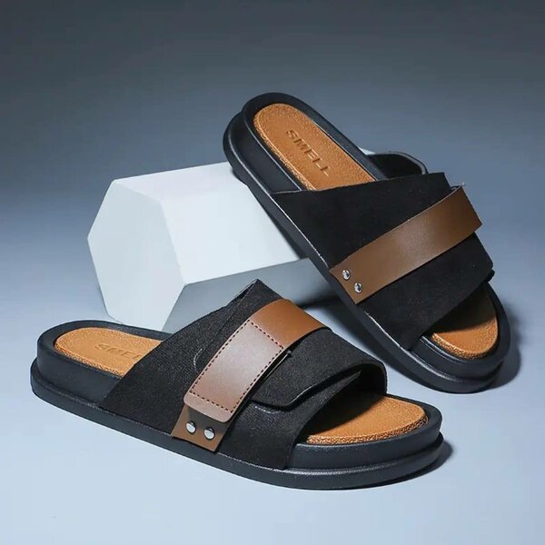Sandales Homme en Cuir Elegant