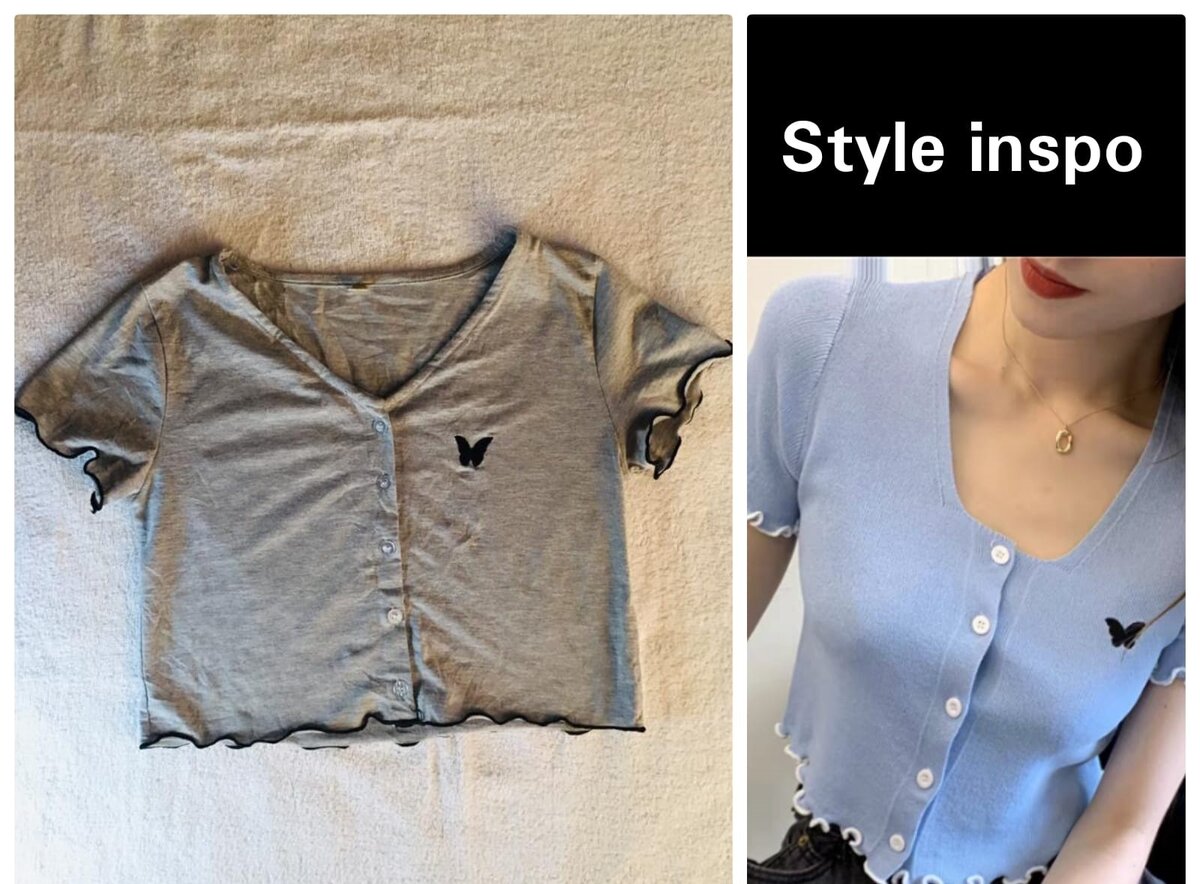 Salaula crop tops and tops