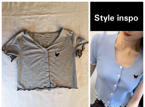 Salaula crop tops and tops