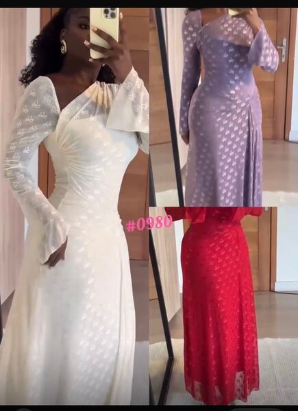 Robe élégante longue soirée