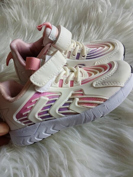Chaussures de sport fille rose