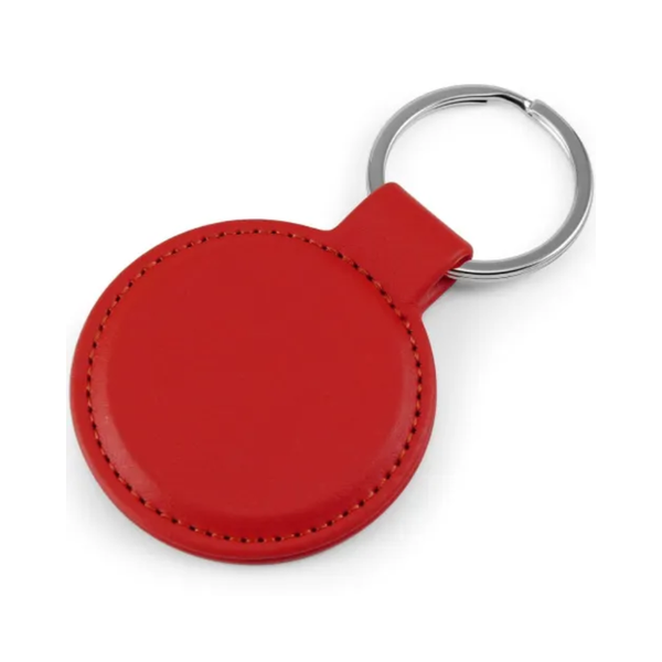 Porte-clés Cuir Rond Élégant