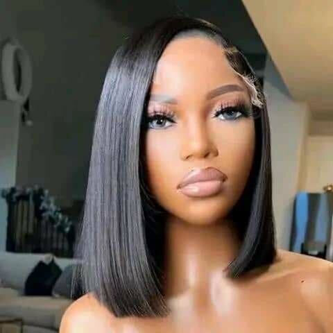 Perruque Bob Lisse Noire