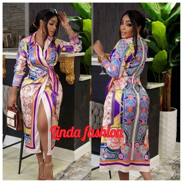 Robe imprimée élégante