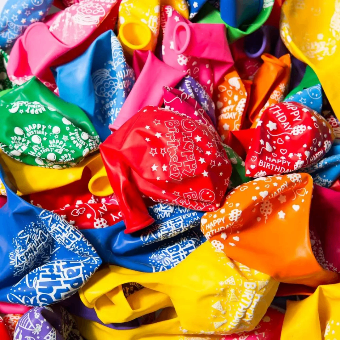 Ballons Anniversaire Multicolores