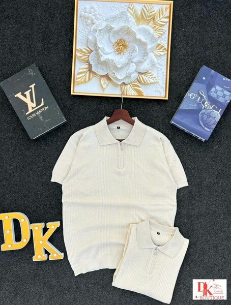 Lot de polos en tricot stylé