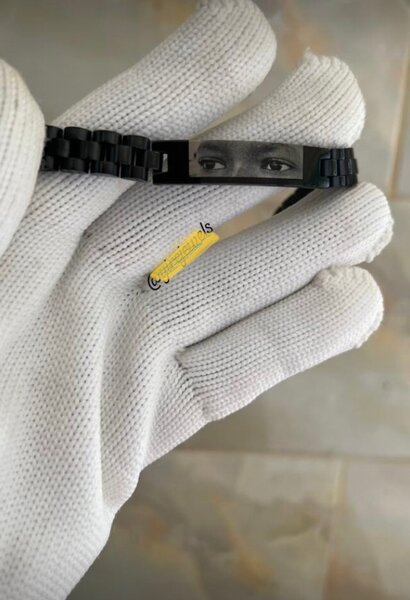 Bracelet photo personnalisé homme