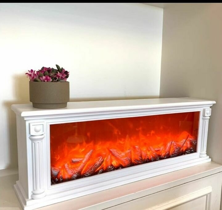 Cheminée électrique décorative design