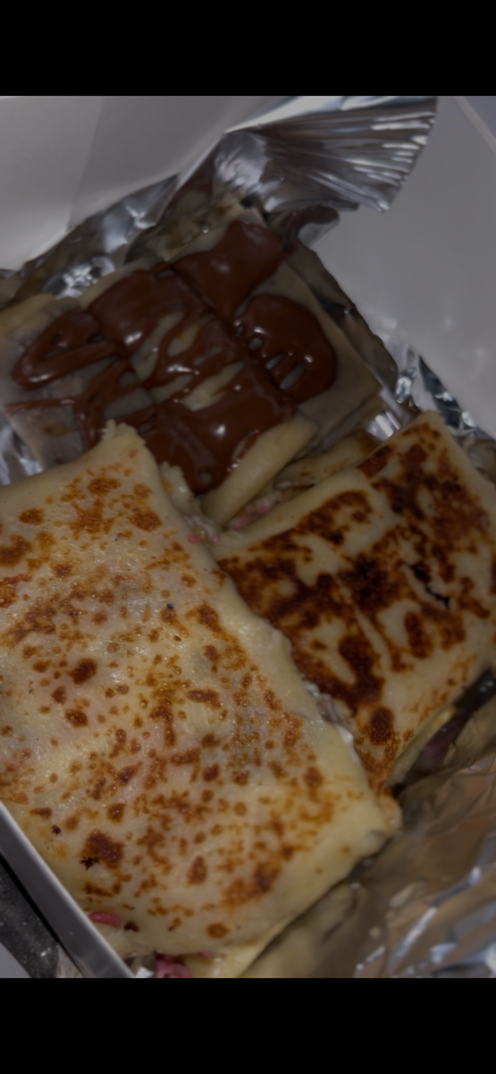 Crêpe salée à la sauce béchame