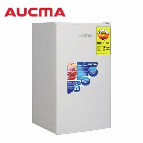 Aucma 92L - Freezer Table Top Refrigerator - Silver