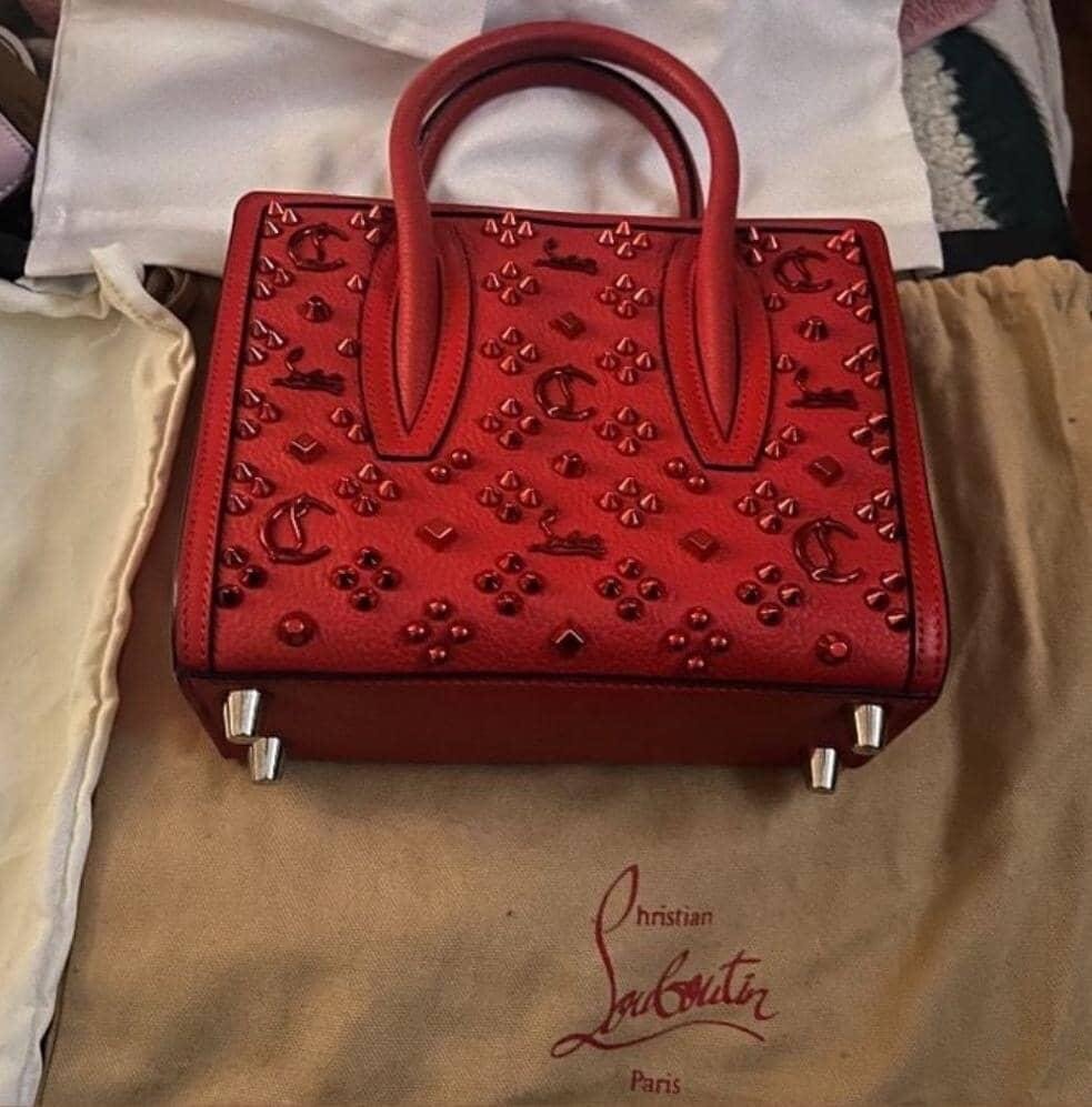 Sac à main clouté luxe