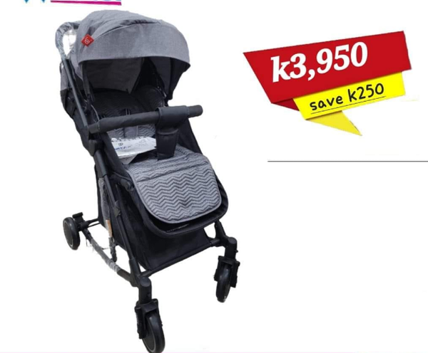 grey stroller