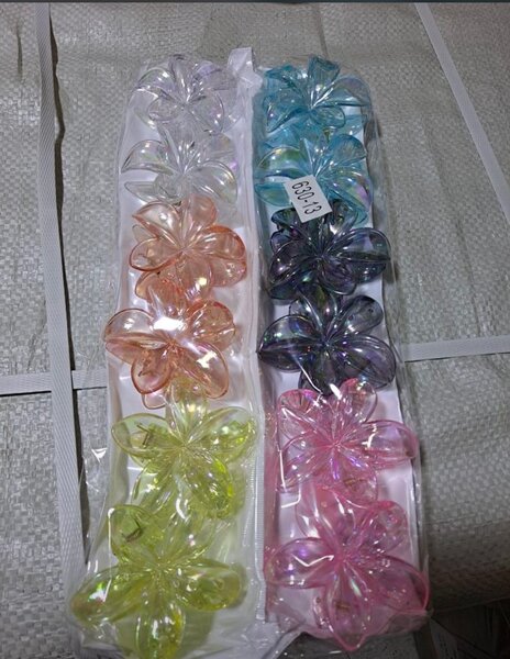 Lot de pinces à cheveux colorées