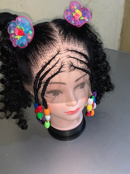 Perruque enfant colorée