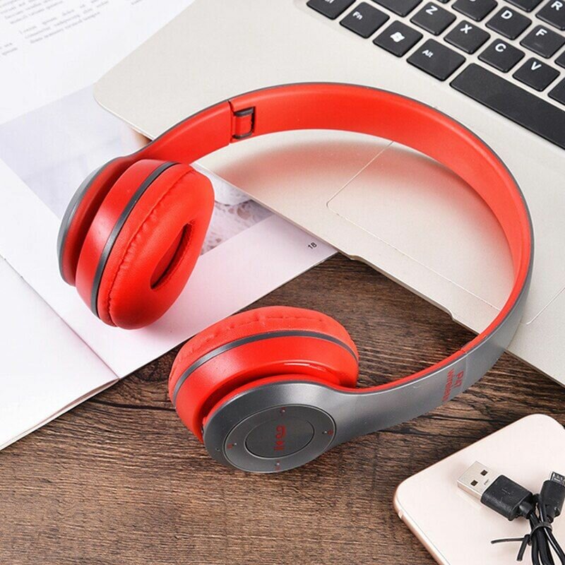P47 Wireless Bluetooth Foldable Headset With Microphone