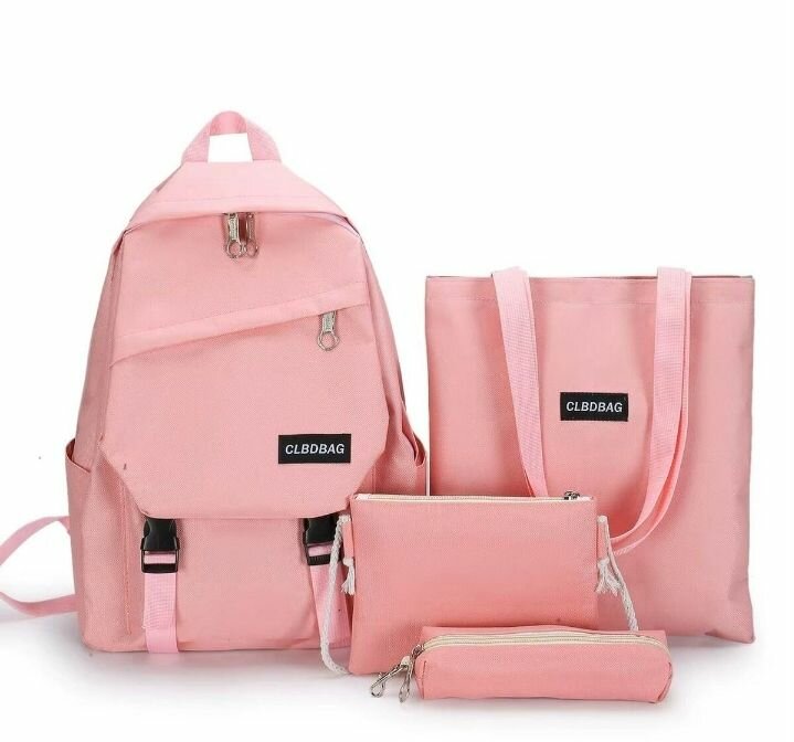 Ensemble de sacs 4 pièces rose