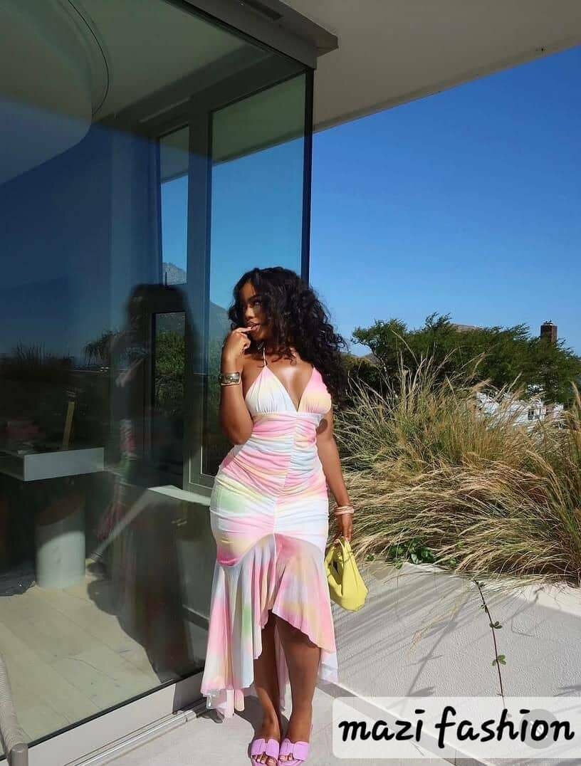 Robe d'été colorée