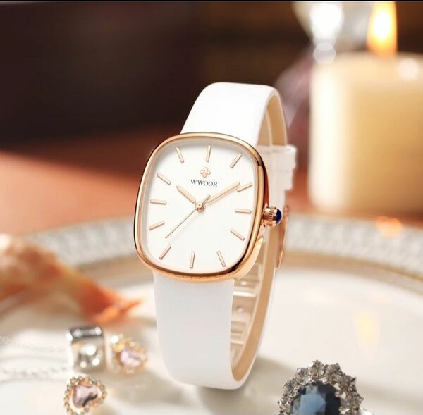 Leather strap watches