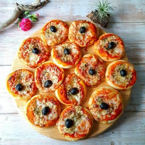 Mini-pizzas fraîches délice