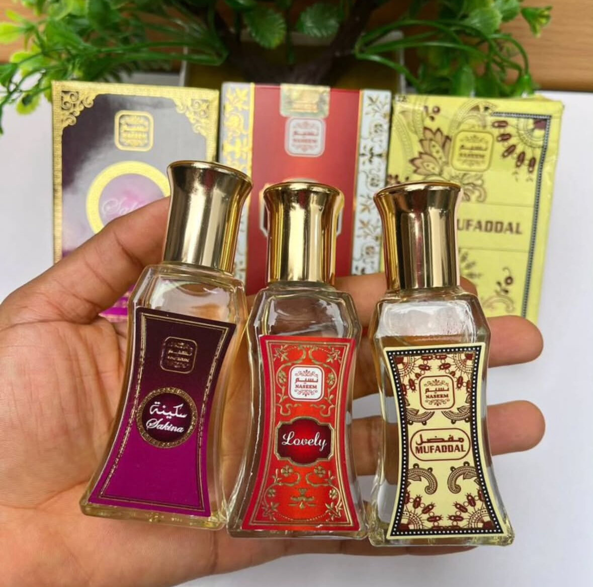 Trio des huiles parfumée