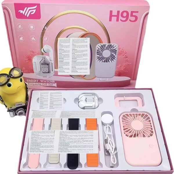 Ensemble cadeau ventilateur et montre intelligente