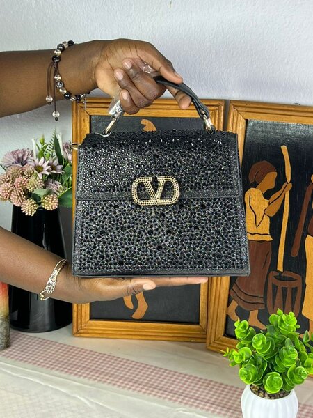 Sac à main élégant femme pailleté