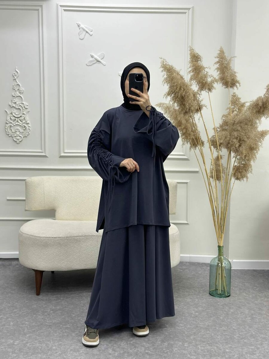 Мусульманская одежда  Двойка Юбка+красивая кофточка