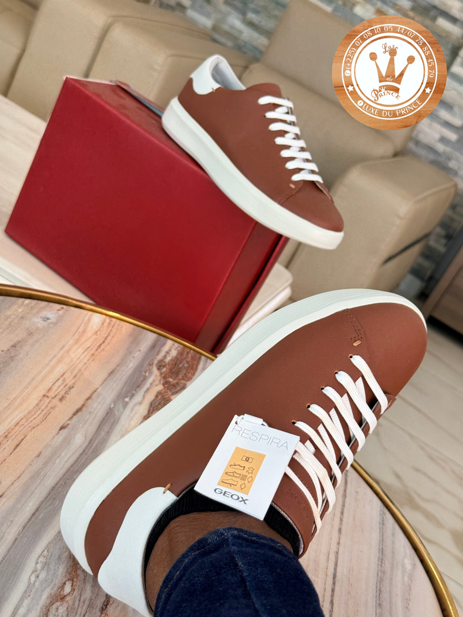 Geox Sneakers en cuir élégants