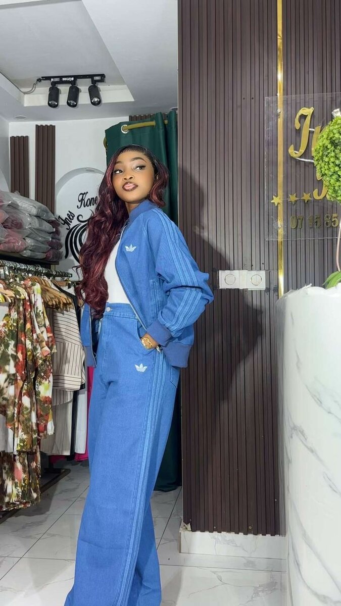 Survêtement bleu tendance