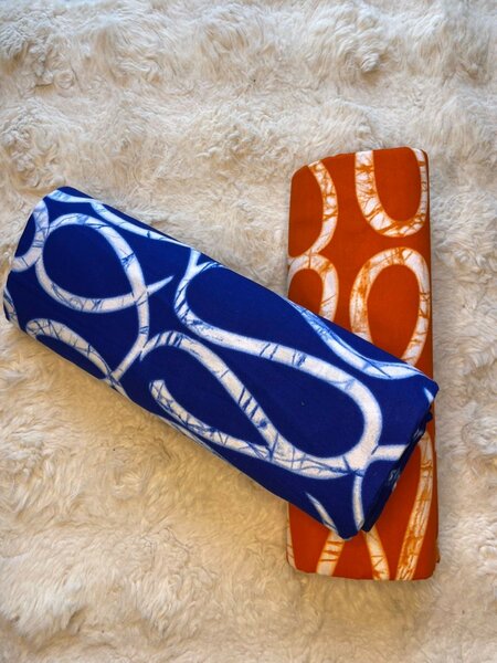 Tissu Batik Coloré en Coton