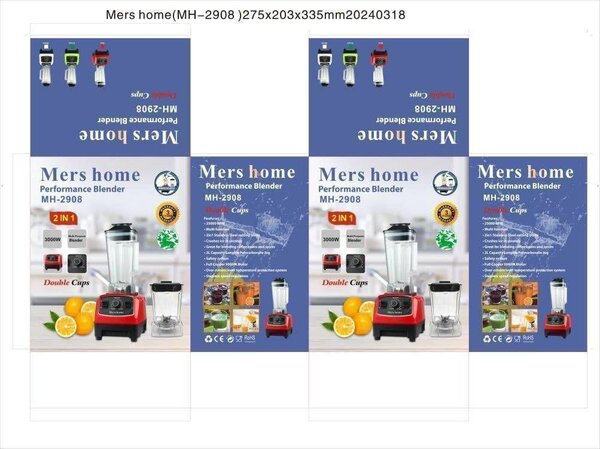 Commercial Blender 2 in 1 Unbreakable Jar and copper motor