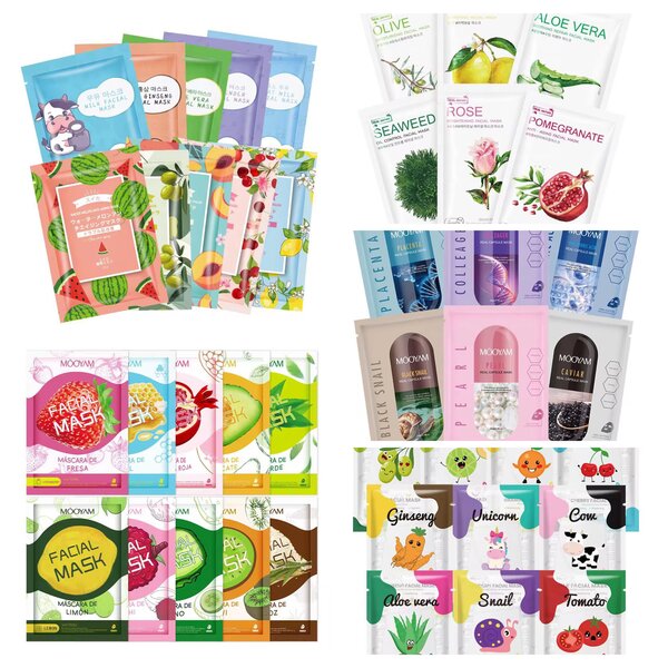 100 Masques Visage hydratants