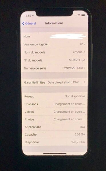 Apple iPhone X 256 Go