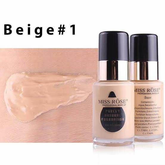 Miss rose purely Natural liquid foundation base