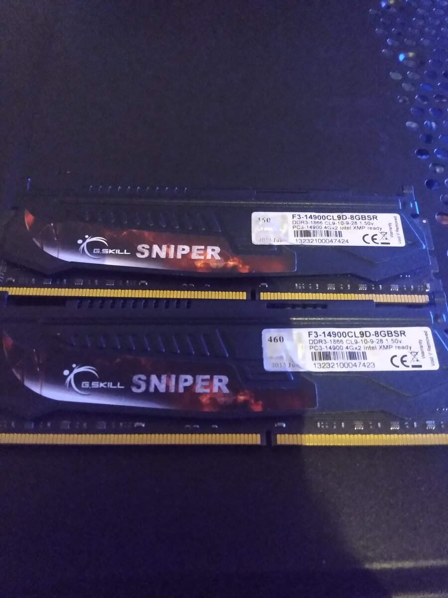 G.skill sniper ddr3 ram/memory