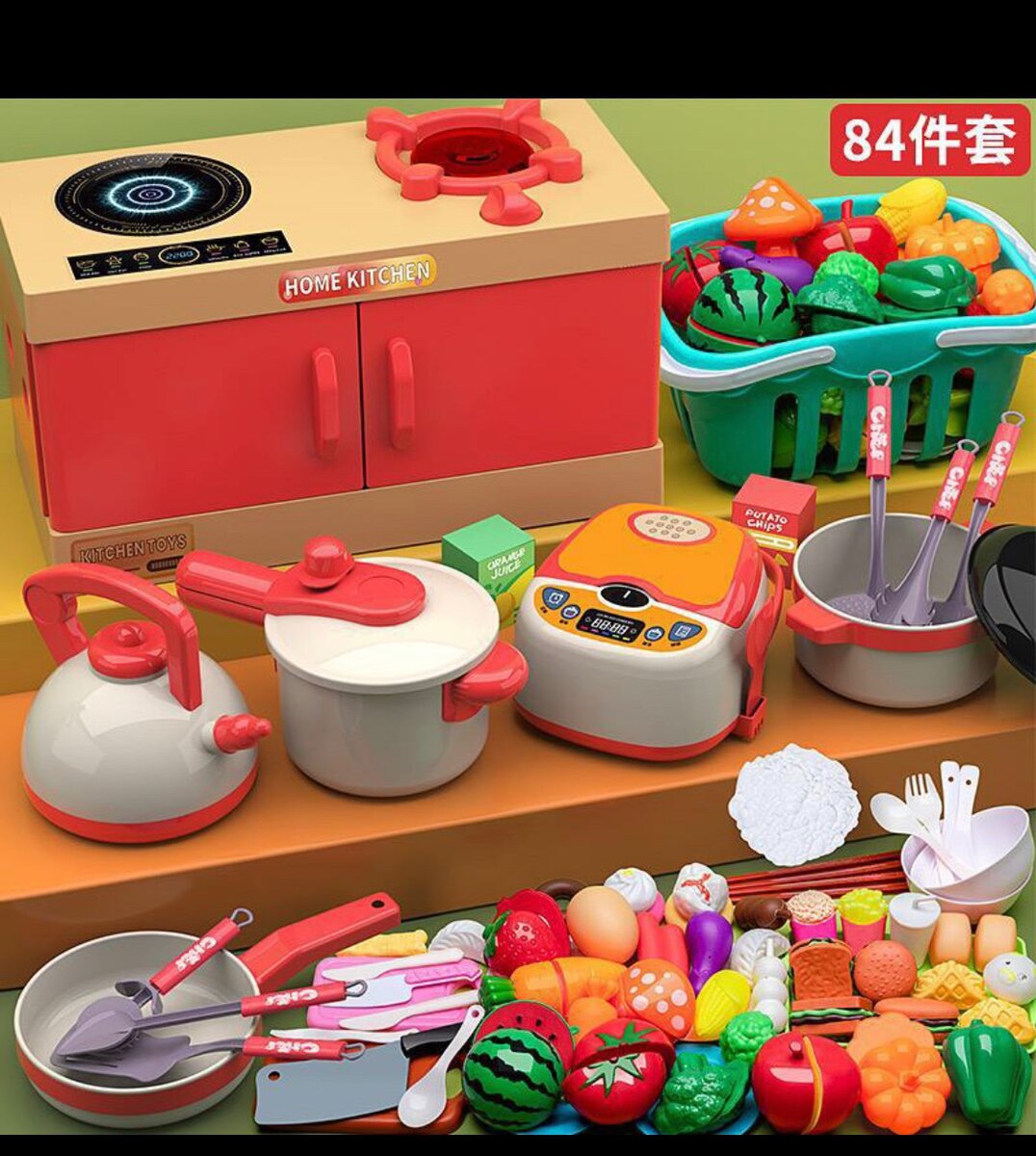 Ustensiles de cuisine avec mini cuisinière