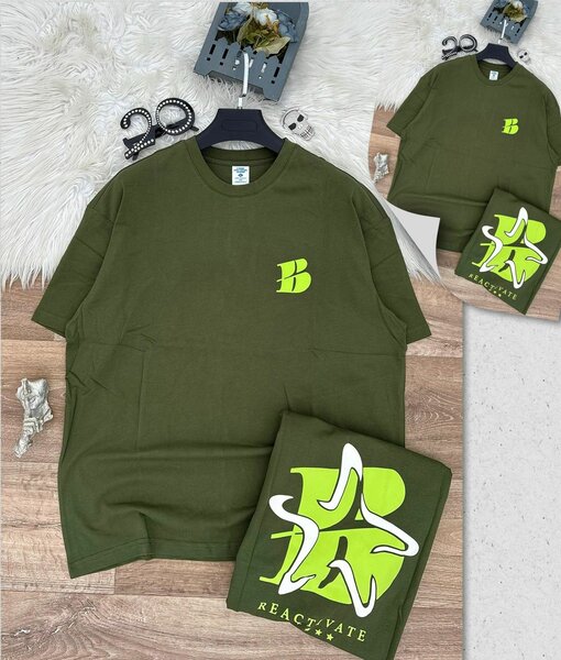 T-shirt vert unisexe Reactivate