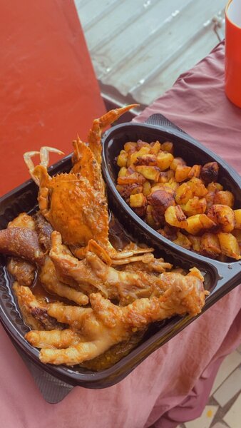 Poulet mayo et patte de poulet