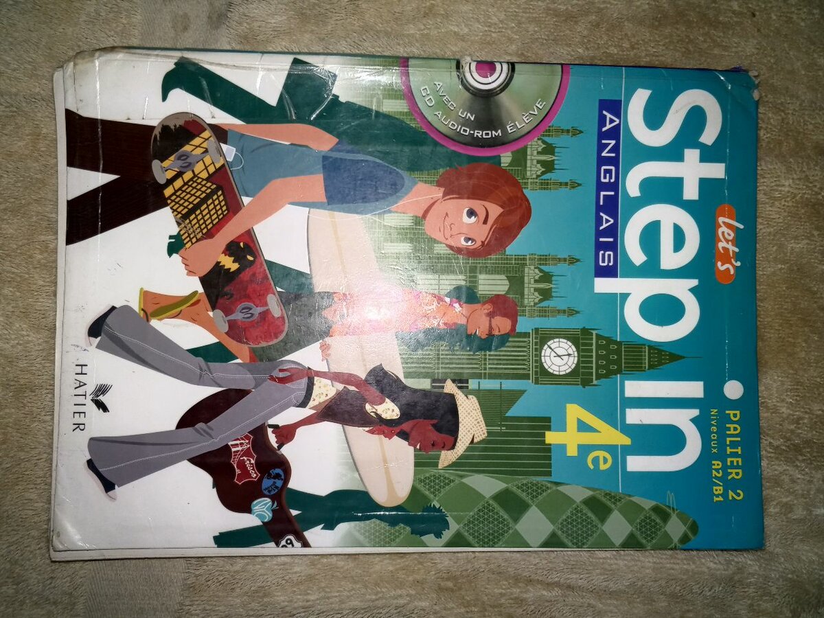 Manuel d'anglais Step In 4e