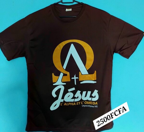 T-shirt religieux graphique Jésus