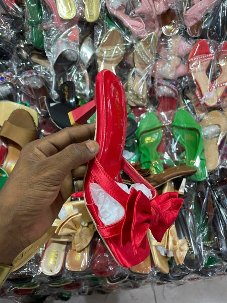 Sandales à Talon avec Nœud