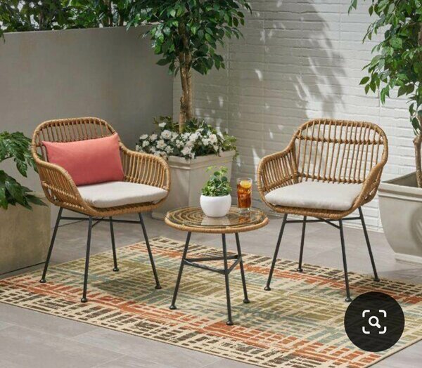 Set de jardin rotin moderne