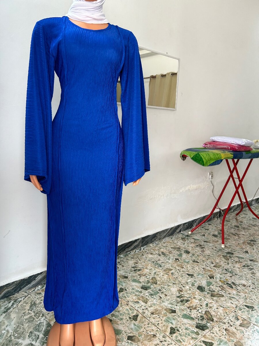 Maxi waist tie dress