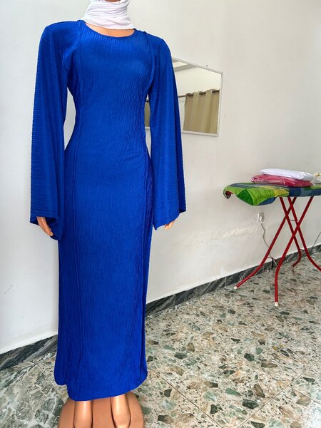 Maxi waist tie dress