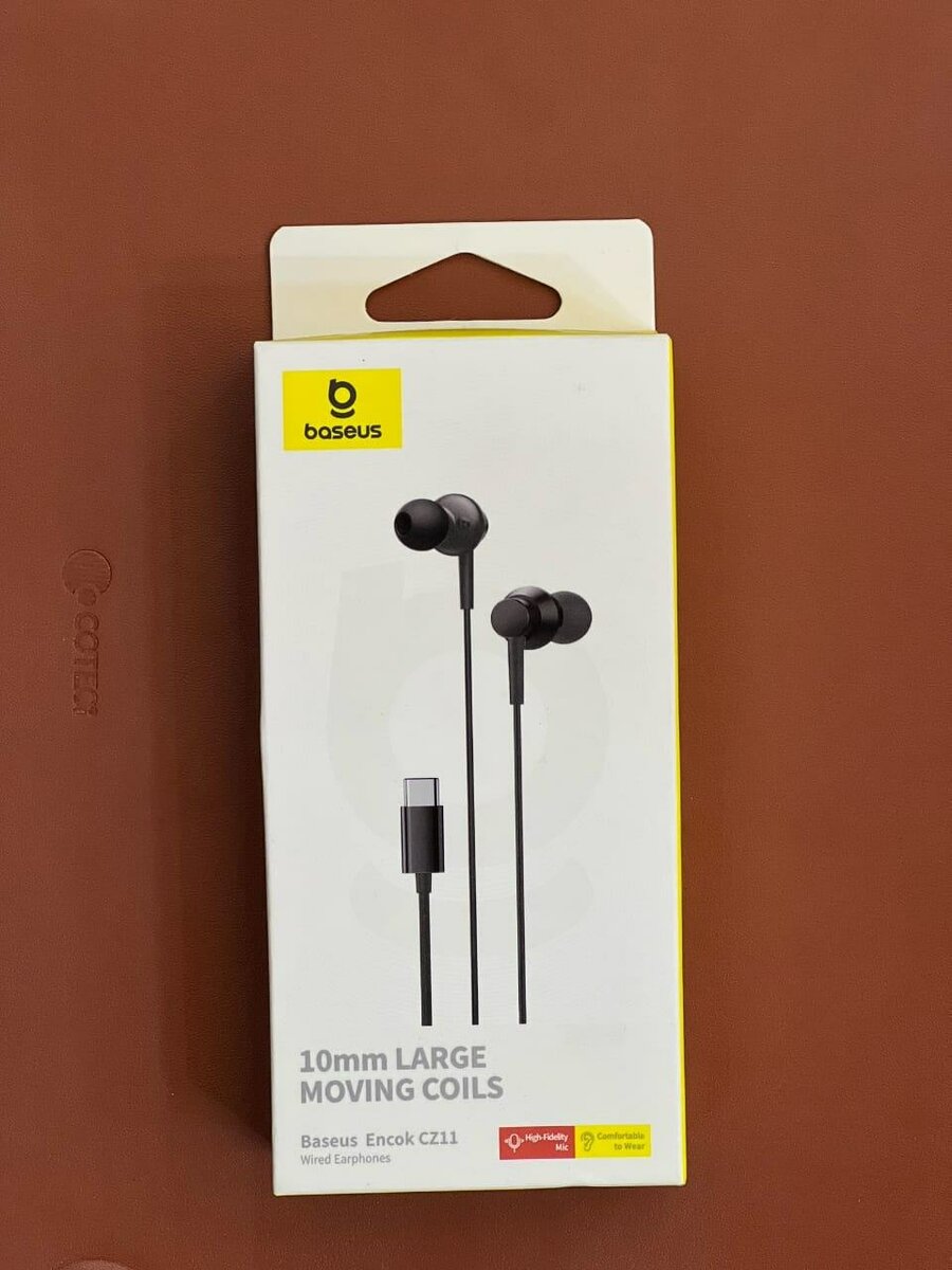 Baseus Encok CZ11 Wired Earphones Cluster Black Comfortable